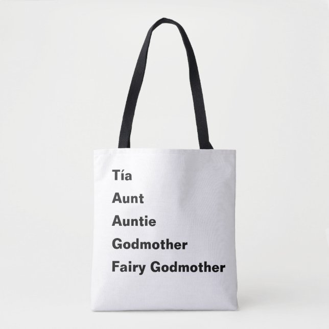 Tia mosterAuntie Gudmor Themed Tygkasse (Framsida)