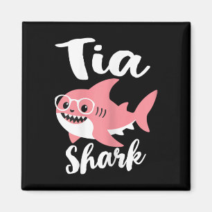Tia Shark Mors dag Grandma Funny Magnet
