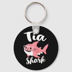 Tia Shark Mors dag Grandma Funny Nyckelring