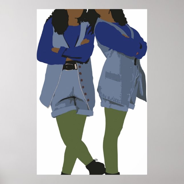 Tia Tamera Sister Sister Poster (Framsidan)