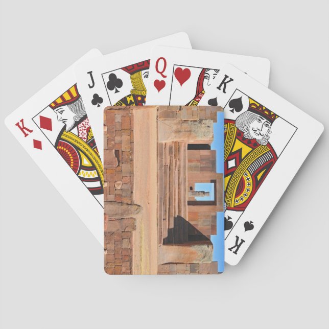 Tiahuanaco, Bolivia Casinokort (Baksidan)