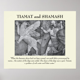 Tiamat och Shamash Poster