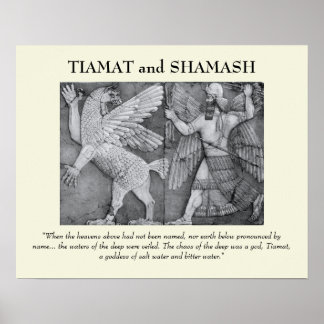 Tiamat och Shamash Poster