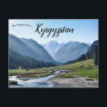 Tian Shan i Kirgizistan Vykort<br><div class="desc">Detta vykort har en vacker syn på Tian Shan i Kirgizistan. Det är ett underbart bergssystem i Centralasien och dess namn-elak "kelestialbergen". Njut av din nya Tian Shan i Kirgizistan!</div>