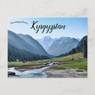 Tian Shan i Kirgizistan Vykort