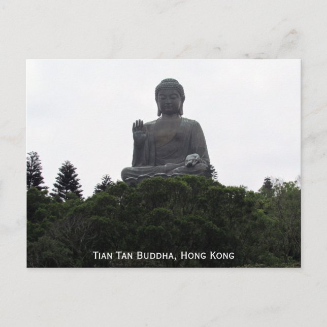 tian tan buddha hk vykort (Framsida)