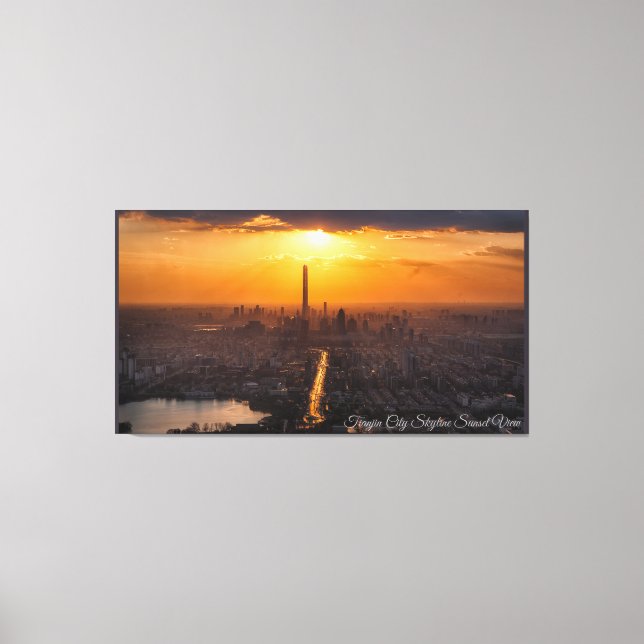 Tianjin Sunset Canvas Art (Framsida)