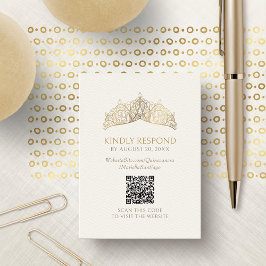 Tiara Krona Quinceanera QR OSA Tilläggskort