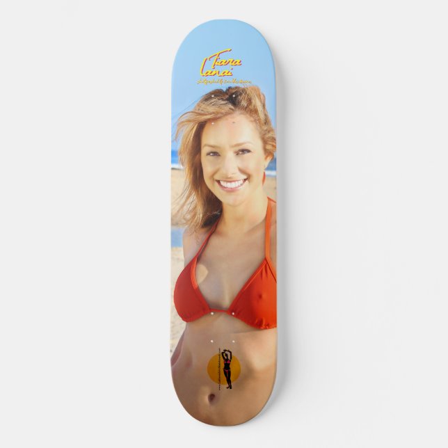 Tiara Lanai "Kasvot" Skateboard Bräda 20 Cm (Framsida)