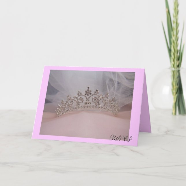tiara OSAhälsningkort Inbjudan (Framsida)