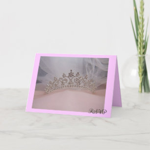 tiara OSAhälsningkort Inbjudan