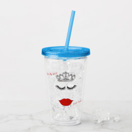 Tiara Party, där är min läppstift Party Take Away Mugg