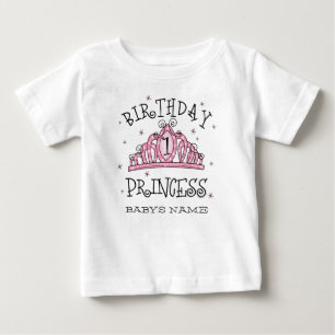 Tiara Princess 1st Birthday Anpassningsbar Tröja