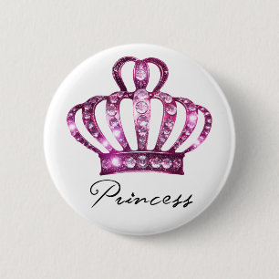 Tiara Princess Buttons Knapp