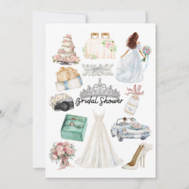 Tiara & Watercolor Bröllopsbilder Brudtidsfirande