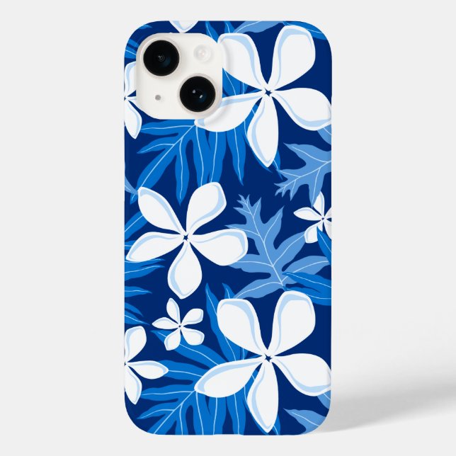 TIARE (BLUE) Fodral-Mate iphone case (Baksida)