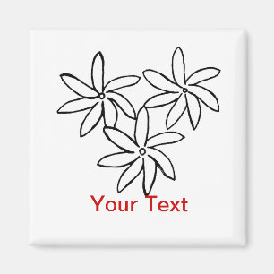 Tiare Flowers Magnet