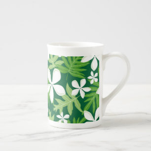 TIARE (GRÖNT) BONE CHINA MUGG BENPORSLIN MUGG