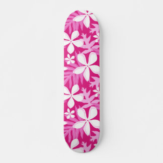 TIARE-MÖNSTER I ROSA MINI SKATEBOARD BRÄDA 18,5 CM