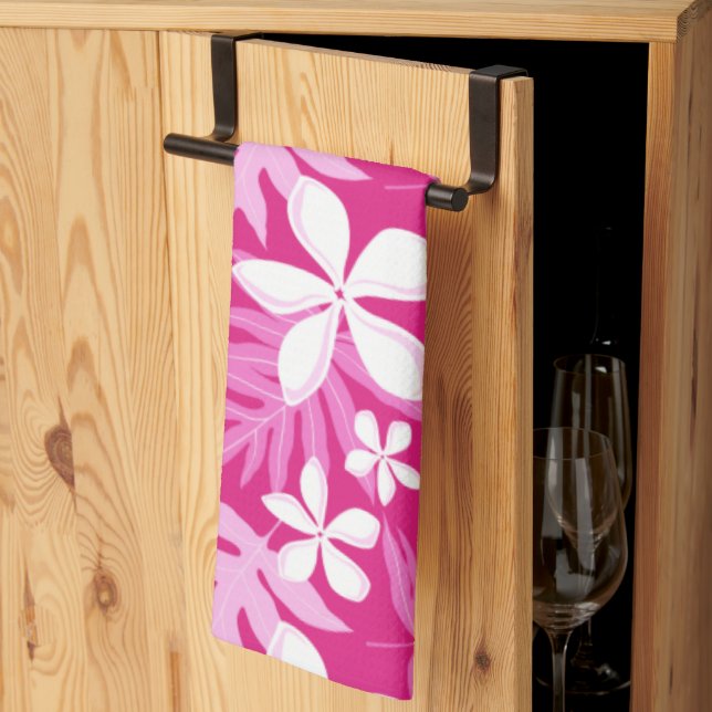 TIARE (ROSA) KÖKSHANDDUK (Thirds Fold)