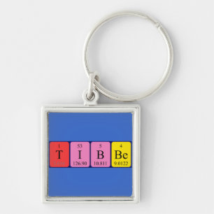 Tibbe Periodisk nyckelring bord namn