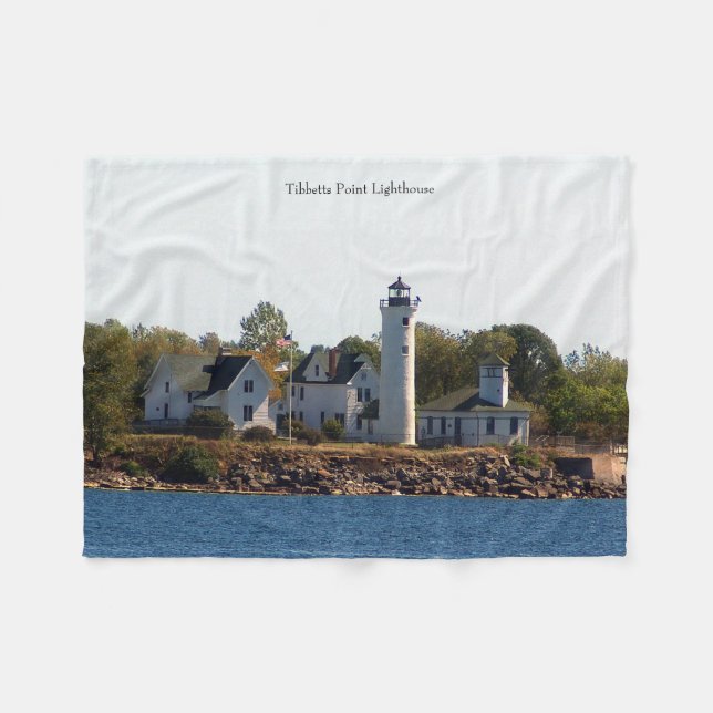 Tibbetts Point Lighthouse fleece filt (Framsidan (Horisontell))