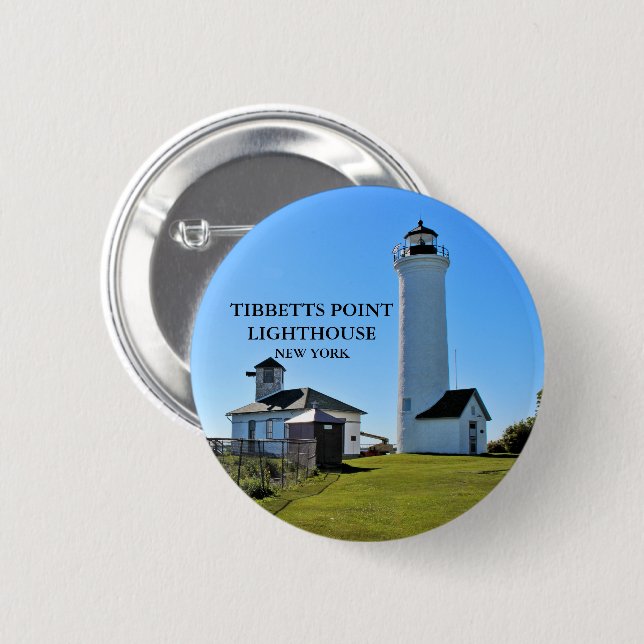 Tibbetts Point Lighthouse, knappen New York Knapp (Framsida & baksida)