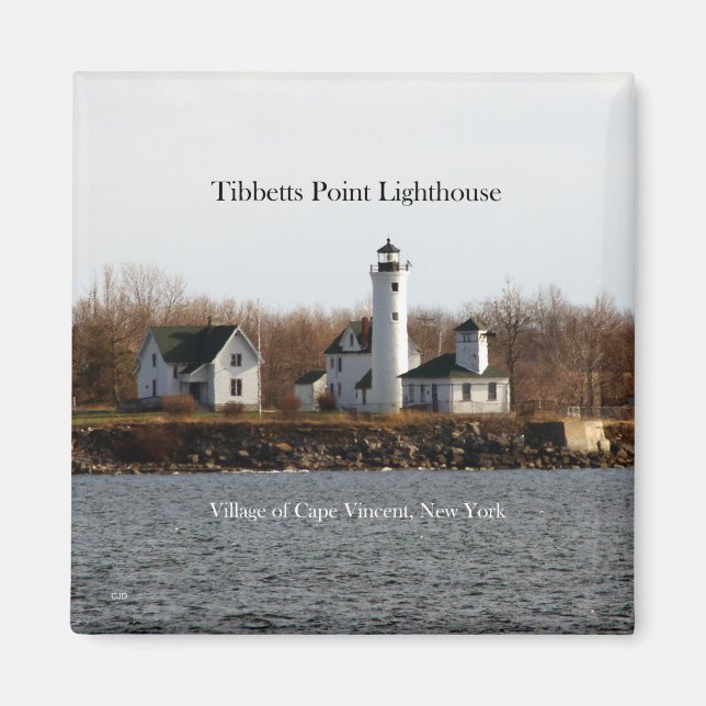 Tibbetts Point Lighthouse-magnet Magnet (Framsidan)
