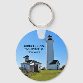 Tibbetts Point Lighthouse, New York Keychain Nyckelring