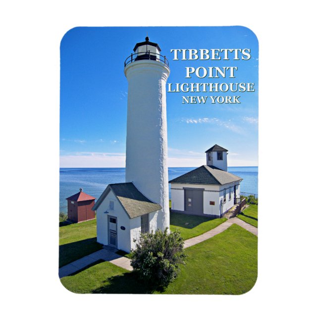 Tibbetts Point Lighthouse, New York Photo Magnet (Vertikal)
