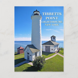 Tibbetts Point Lighthouse, New York Postcard Vykort
