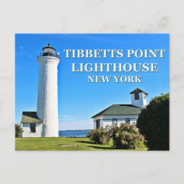 Tibbetts Point Lighthouse, New York-vykort Vykort (Framsida)