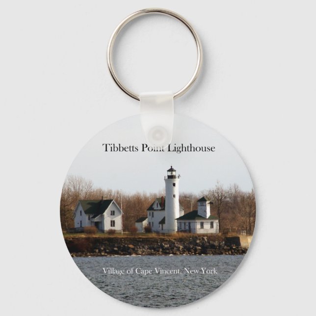 Tibbetts Point Lighthouse-nyckelring Nyckelring (Framsida)