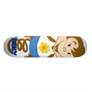 Tibby Blå Mini Skateboard Bräda 18,7 Cm