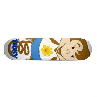 Tibby Blå Mini Skateboard Bräda 18,7 Cm