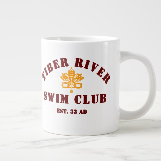 Tiberflodens simklubb jumbo mugg (Höger)