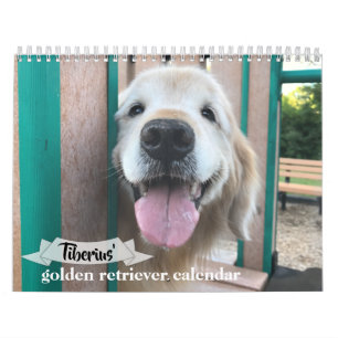 Tiberius' 2021 Golden Retriever-Hund Kalender