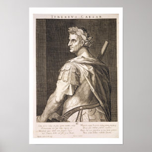 Tiberius Caesar (ANNONS 10 BC - 54) kejsare av Poster