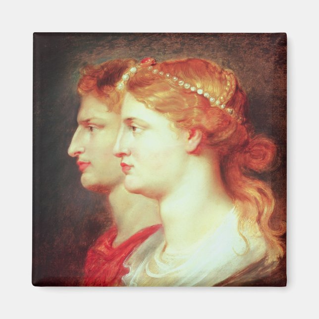 Tiberius och Agrippina, c.1614 Magnet (Framsidan)