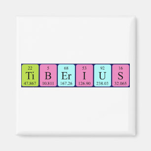 Tiberius periodisk magnet bord namn