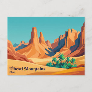 Tibesti-bergen Tchad Vykort