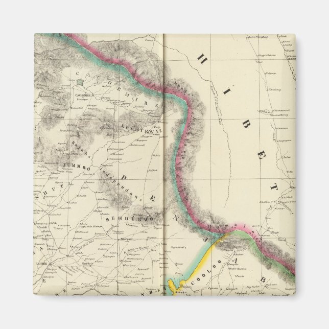 Tibet, Asien 68 Magnet (Framsidan)