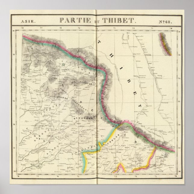 Tibet, Asien 68 Poster (Framsidan)