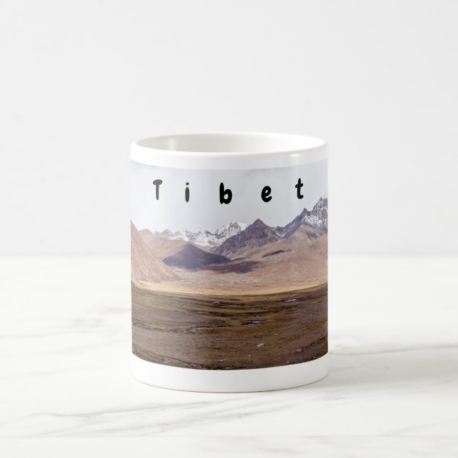 Tibet - bergslandskapet kaffemugg (Center)
