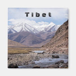 Tibet - bergslandskapet magnet
