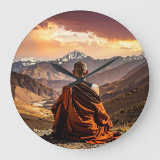 TIbet - Buddhism - Meditation Stor Klocka