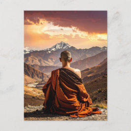 TIbet - Buddhism - Meditation Vykort