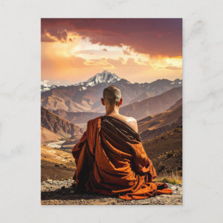 TIbet - Buddhism - Meditation Vykort