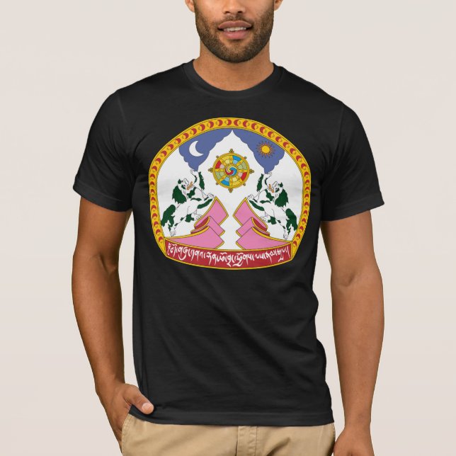 Tibet EmblemT-tröja Tee Shirt (Framsida)