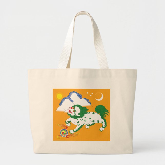 Tibet flagga (1920-1925) jumbo tygkasse (Framsidan)